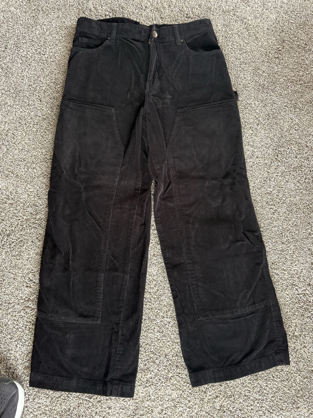 No Boundaries Black Wide-Leg Corduroy Pants - Picture 2 of 8